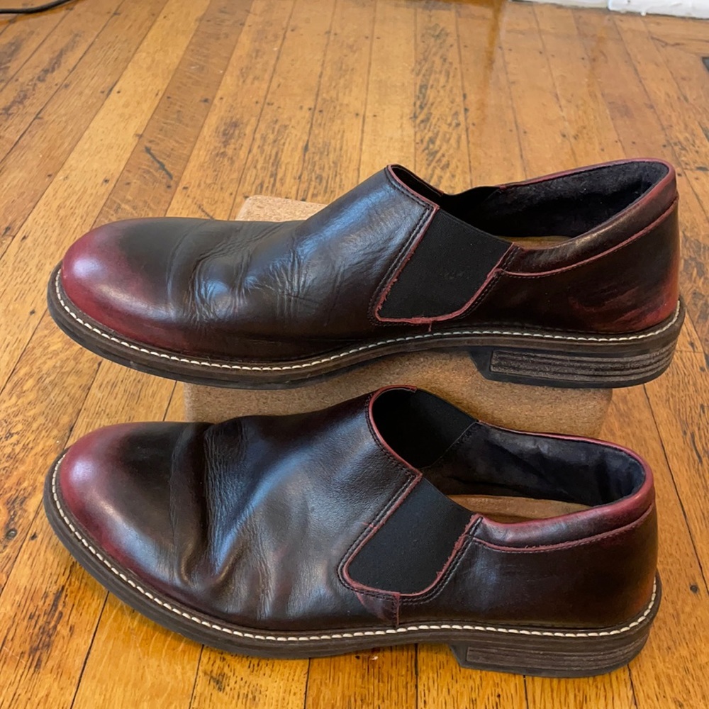 Naot loafers black/maroon